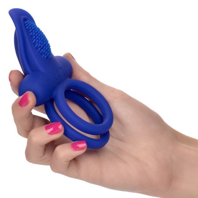 CALEXOTICS SILICONE RECHARGEABLE DUAL PLEASER ENHANCER