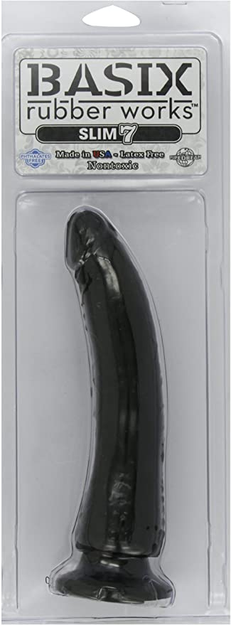 Basix Rubber Works Slim 7" with Suction Cup