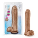 AU NATUREL BIG JOHN - 11" DILDO - Marrón