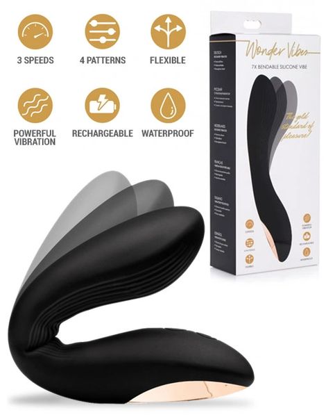 Wonder Vibes 7X BENDABLE SILICONE VIBE