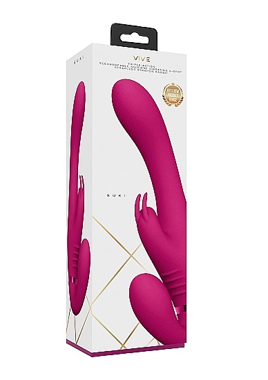 VIVE Suki - Vibrating Strapless Strap on Rabbit