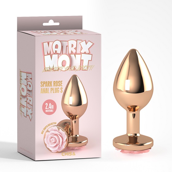 MATRIX MONT - Spark Rose Anal Plug - S