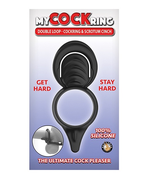 MY COCK RING DOUBLE LOOP-COCKRING & SCROTUM CINCH