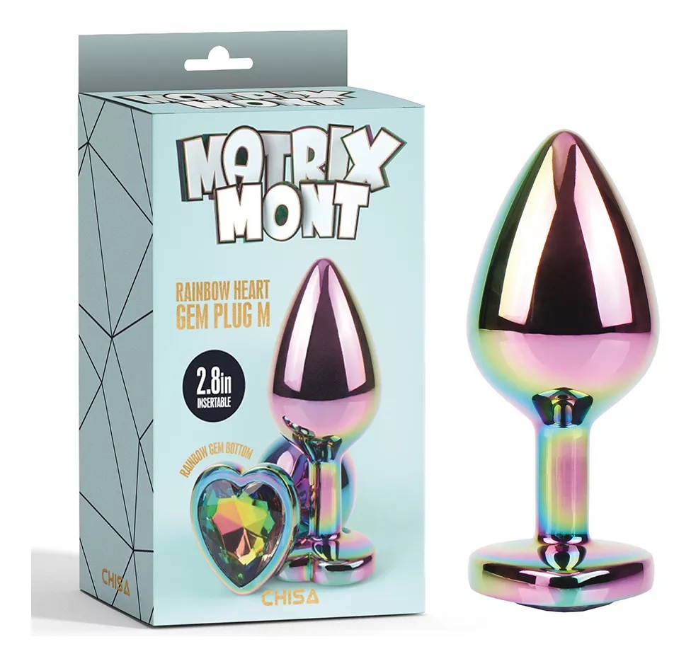 MATRIX MONT - Rainbow Heart Gem Plug M