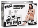STRICT DELUXE 10 PIECE BONDAGE SET