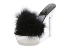 Zapatillas de segunda plataforma con peluche
