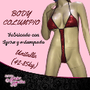 Columpio Body rojo de lycra