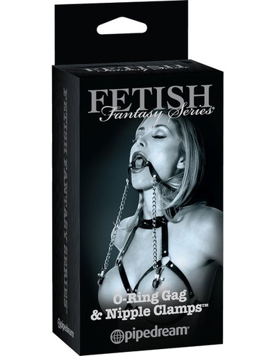 [PD4419-23] FFS O-Ring Gag & Nipple Clamps
