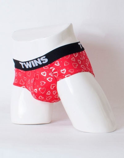 BIKER MINI CORAZONES ROJOS - TWINS