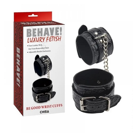 [CN-632125452] BEHAVE! LUXURY FETISH - BE GOOD WRIST CUFFS