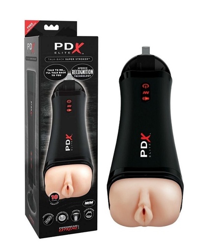 [RD527] PDX ELITE TALK-BACK SUPER STROKER