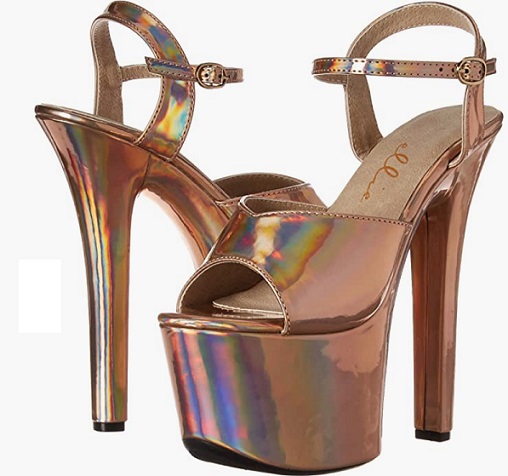 Ellie Shoes Zapatillas con puntera abierta, descubiertas y con correas ajustable