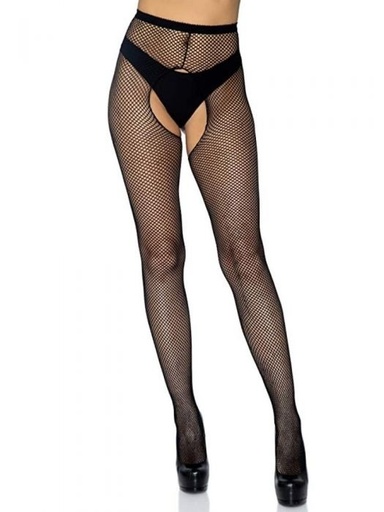 LEG AVENUE Fishnet Crotchless Pantyhose