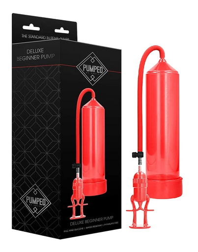 PUMPED DELUXE BEGINNER PUMP - Rojo