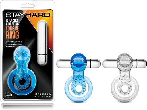 STAY HARD TONGUE RING