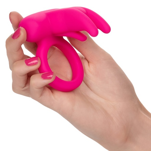 [SE-1841-20-3] CALEXOTICS SILICONE RECHARGEABLE TRIPLE CLIT FLICKER