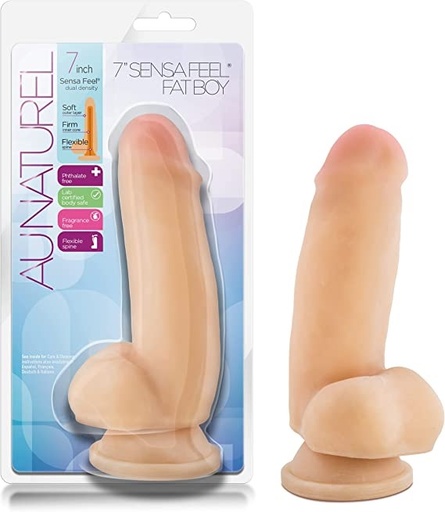[BL-36443] AU NATUREL 7" SENSA FEEL FAT BOY