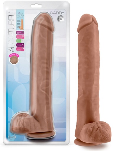 [BL-26643] AU NATUREL Daddy - 14" DILDO - Güero