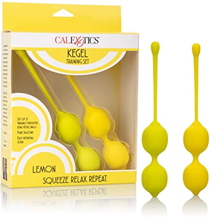 CALEXOTICS KEGEL TRAINING SET LEMON