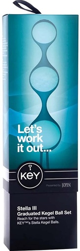 KeY STELLA III Graduated Kegel Ball Set Azul