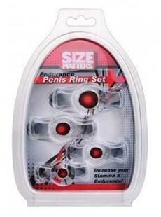SIZE MATTERS Endurance Penis Ring Set