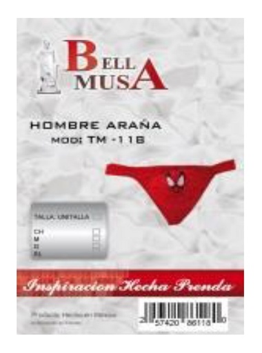 [TM118] BELLA MUSA TANGA SPIDERMAN