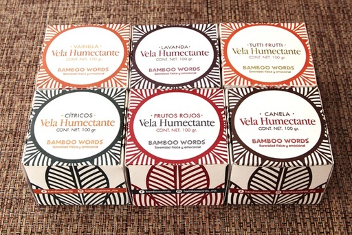 Bamboo Words Vela Masaje