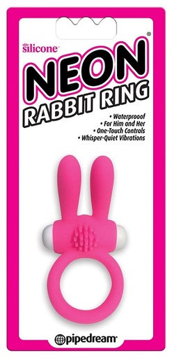 [PD2016-11] NEON RABBIT RING - Rosa