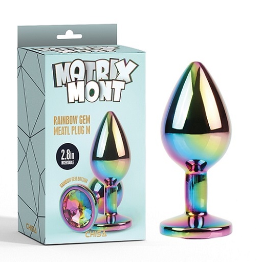 [CN-941412269] MATRIX MONT - Rainbow Gem Metal Plug M