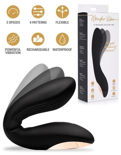 [AG279] Wonder Vibes 7X BENDABLE SILICONE VIBE