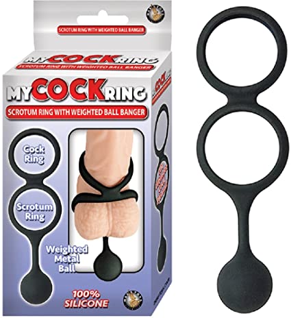 [NT2727] MY COCK RING SCROTUM RING WITH WEIGHTED BALL BANGER