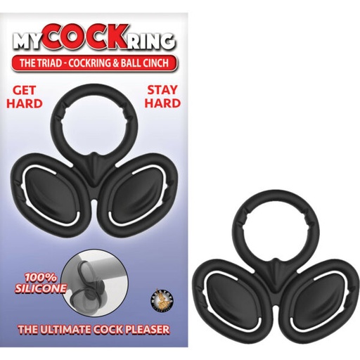 [NT3005] MY COCK RING THE TRIAD-COCKRING & BALL CINCH