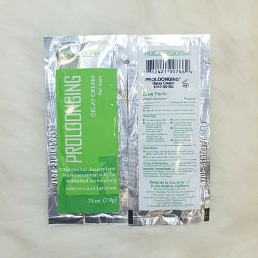 [1310-50-BU] DOC.JOHNSON PROLOONGING WITH GINSENG DELAY CREAM FOR MEN