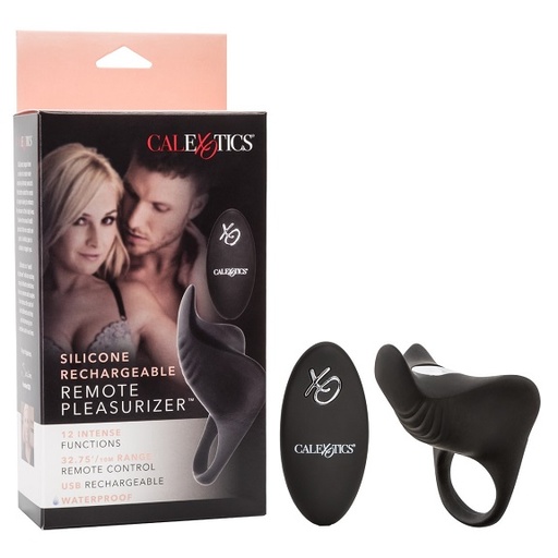 [SE-1842-05-3] CALEXOTICS SILICONE RECHARGEABLE REMOTE PLEASURIZER