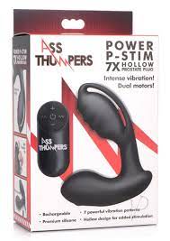 [AG676] ASS THUMPERS Power P-Stim 7X Hollow Prostate Plug