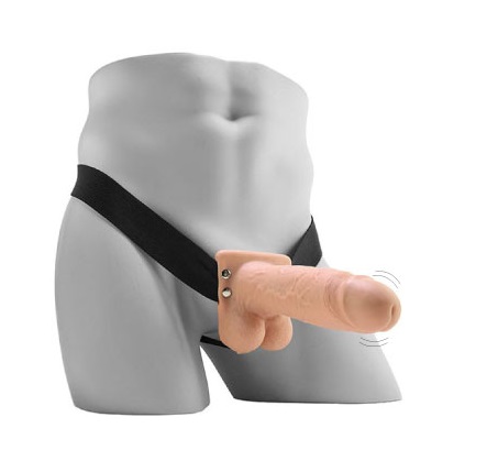 [PD3391-21] FFS 7" Hollow Rechargeable Strap-On