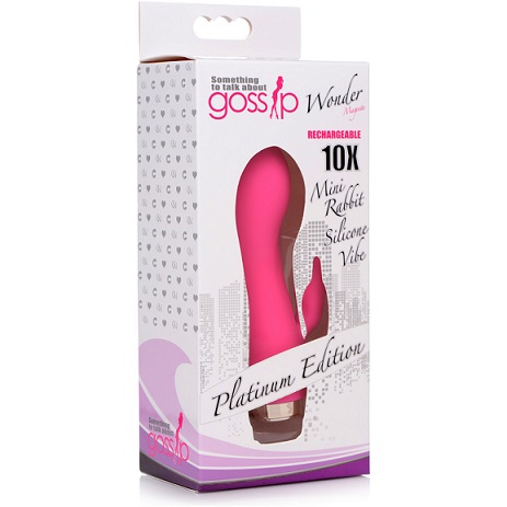 [CN-04-0734-50] Gossip 10X Wonder Mini Rabbit Vibrator
