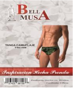 [TM158] BELLA MUSA TANGA CAMUFLAJE