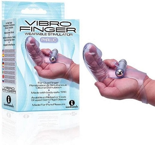 [ICB2652-2] VIBRO FINGER WEARABLE STIMULATOR MORADO