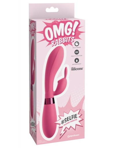 [PD1782-00] OMG! Rabbits #Selfie Silicone Vibrator